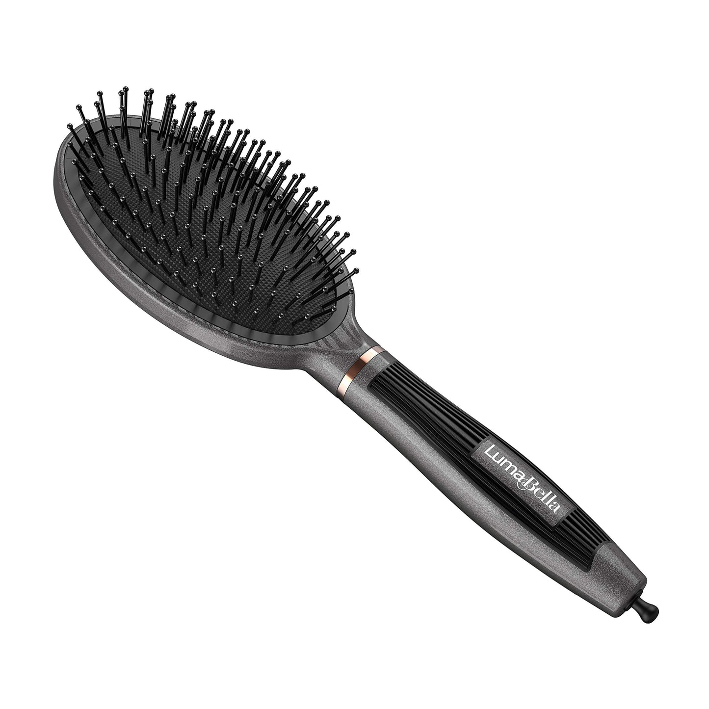 LumaBella Cushion Brush with Keratin Micro-Conditioners