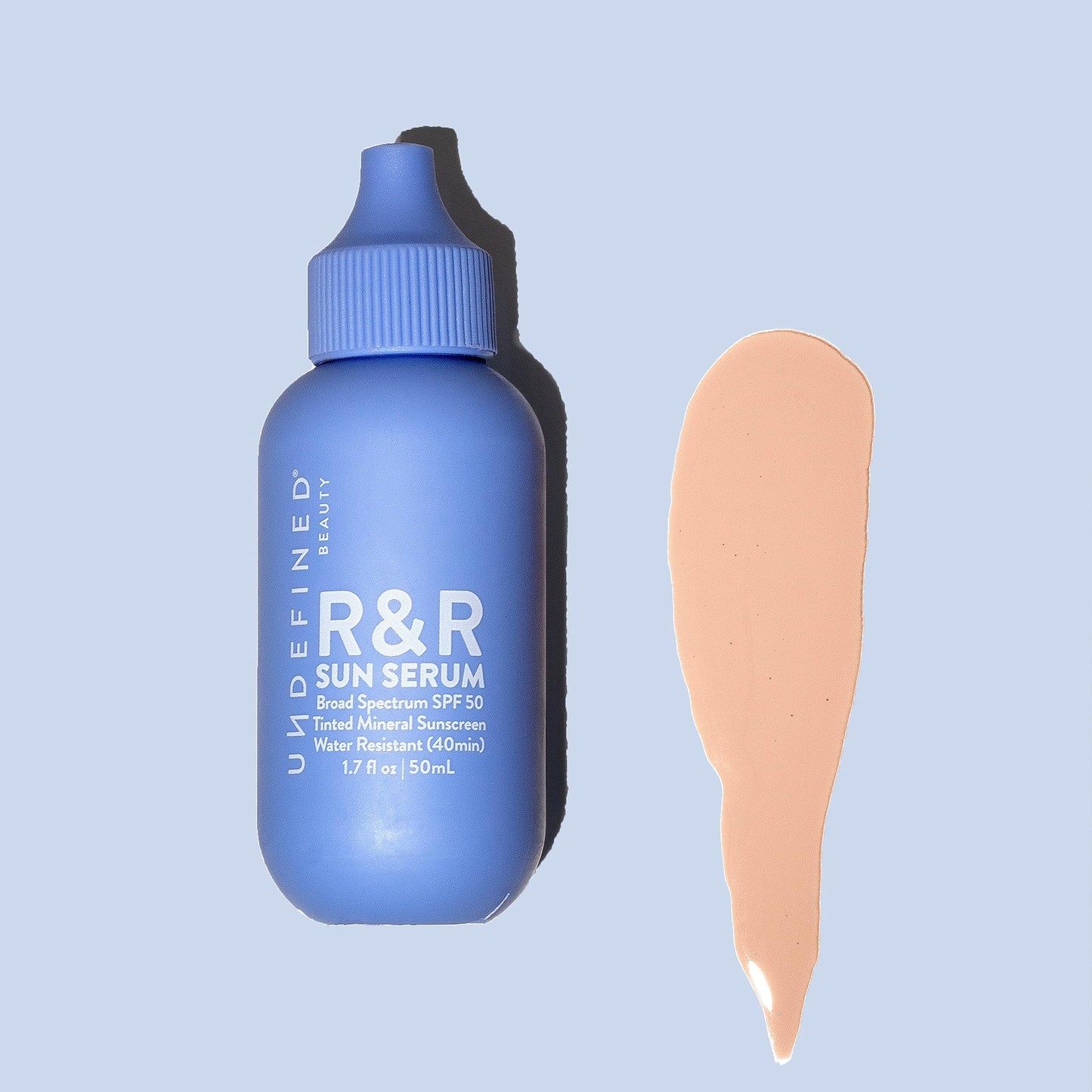 Undefined Beauty R&R Sun Serum SPF 50 Tinted Mineral Sunscreen PA++++ 3 Flex shades, infused with Niacinamide, 40 min Water Resistant, bluelight protection, 1.7oz… (Light Tint/Neutral Undertone)