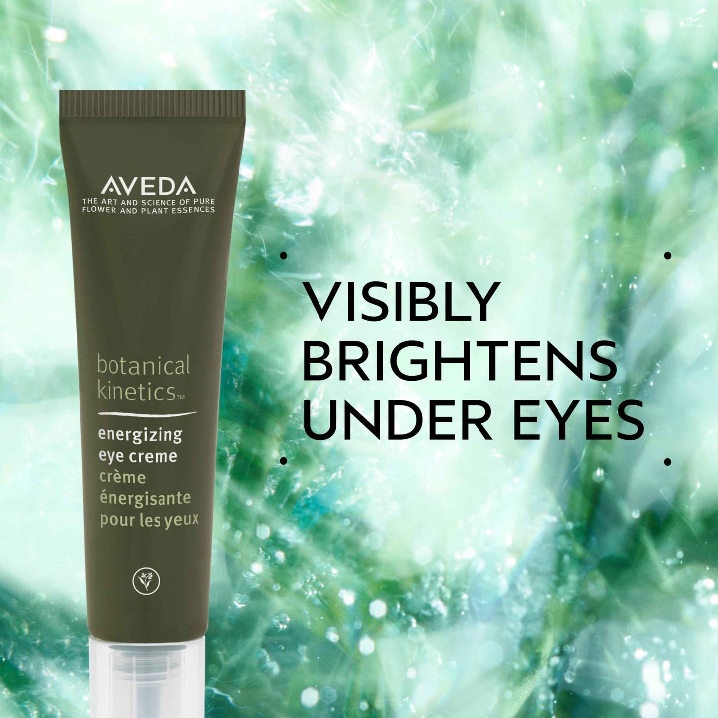 Aveda Botanical Kinetics Energizing Eye Creme | Helps Brighten Under Eyes, Reduces the Look of Dark Circles | with Licorice Root and Caffeine | 96% Naturally Derived*, 0.5 Fl Oz