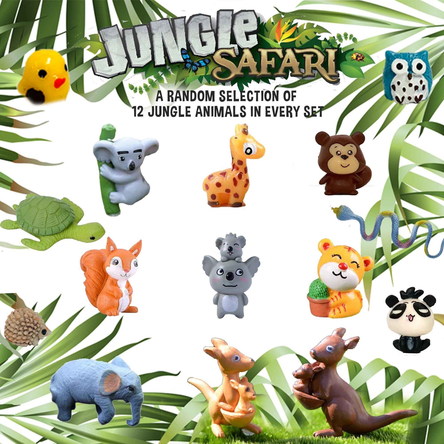 Bath Bombs for Kids with Surprise Inside, 12 Bubble Bath Fizzies with Jungle Animal Toys. Moisturizing, Gentle & Kids Safe, Rainbow Spa Bath Fizz, Stocking Stuffers Christmas Gifts for Boys, Girls