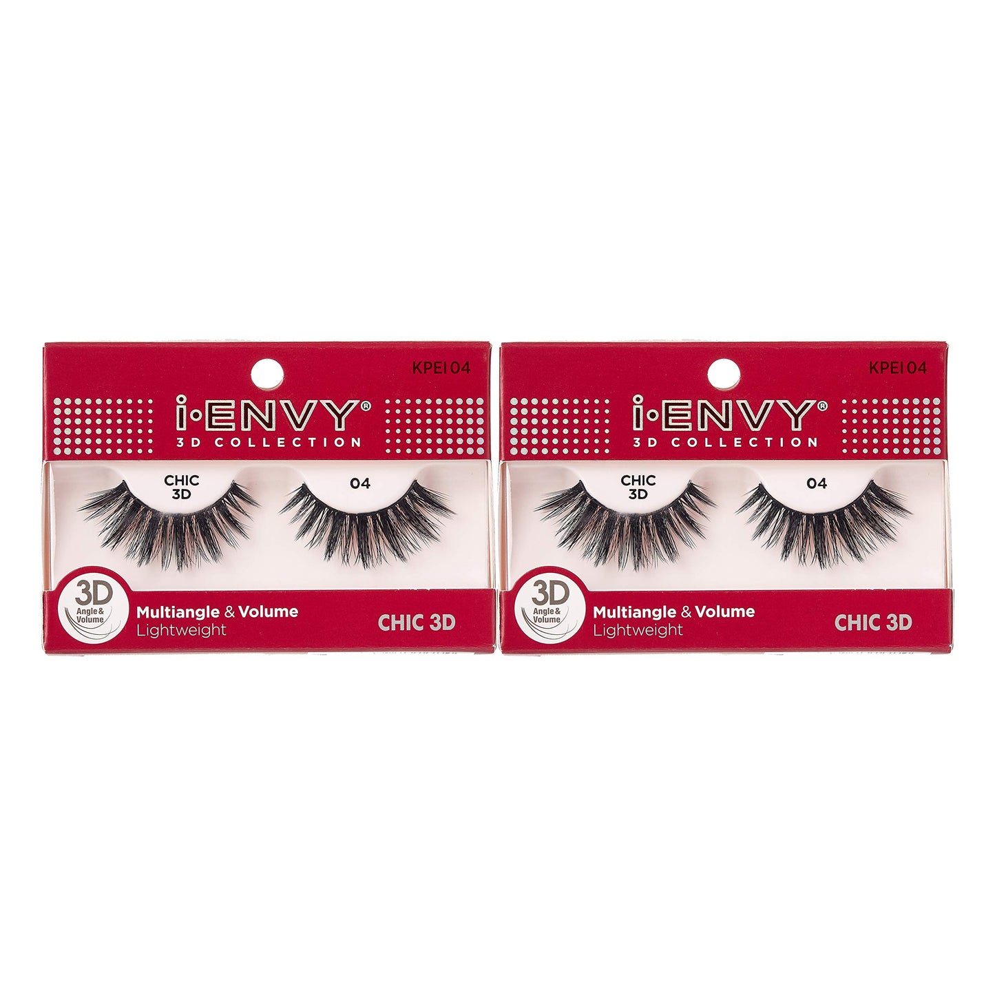 i-Envy 3D Glam Collection Multi-angle & Volume (2 PACK, KPEI04)