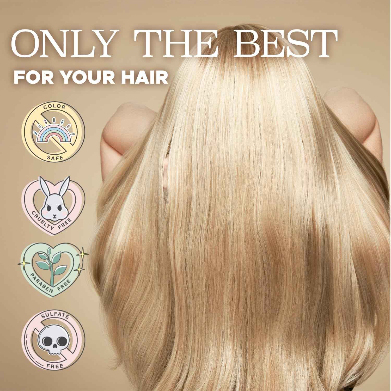 Luseta Manuka Honey Hair Mask Hydrates and Moisturizes Damaged Hair, Restores Shine to Dry, Dull Hair, Frizz Control and Sulfate Free 16.9oz