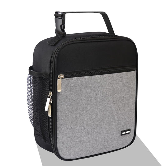 AYEANY Lunch box Lunch bag for men women Lunchbox Lunch bags Insulated Lunch bag Lunch box cooler (Thicken grey)