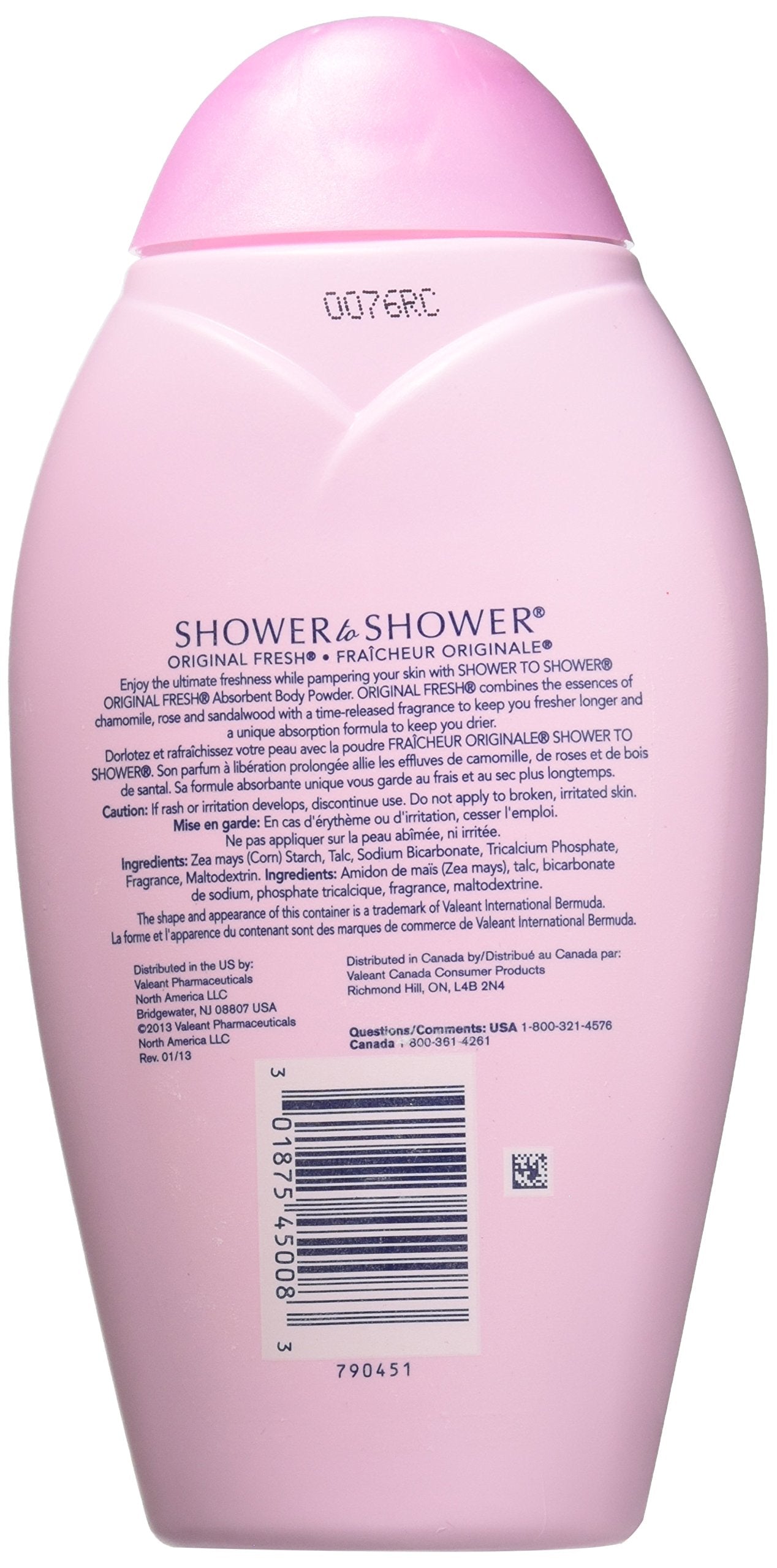 Shower To Shower Original, 8 Ounce (Pack of 2)