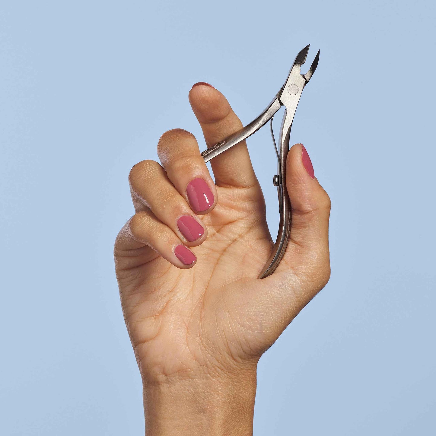 Revlon Full Jaw Cuticle Trimmer, Manicure Tool, Nail Care, High Precision Blade, Easy Grip, Stainless Steel, 1 Count