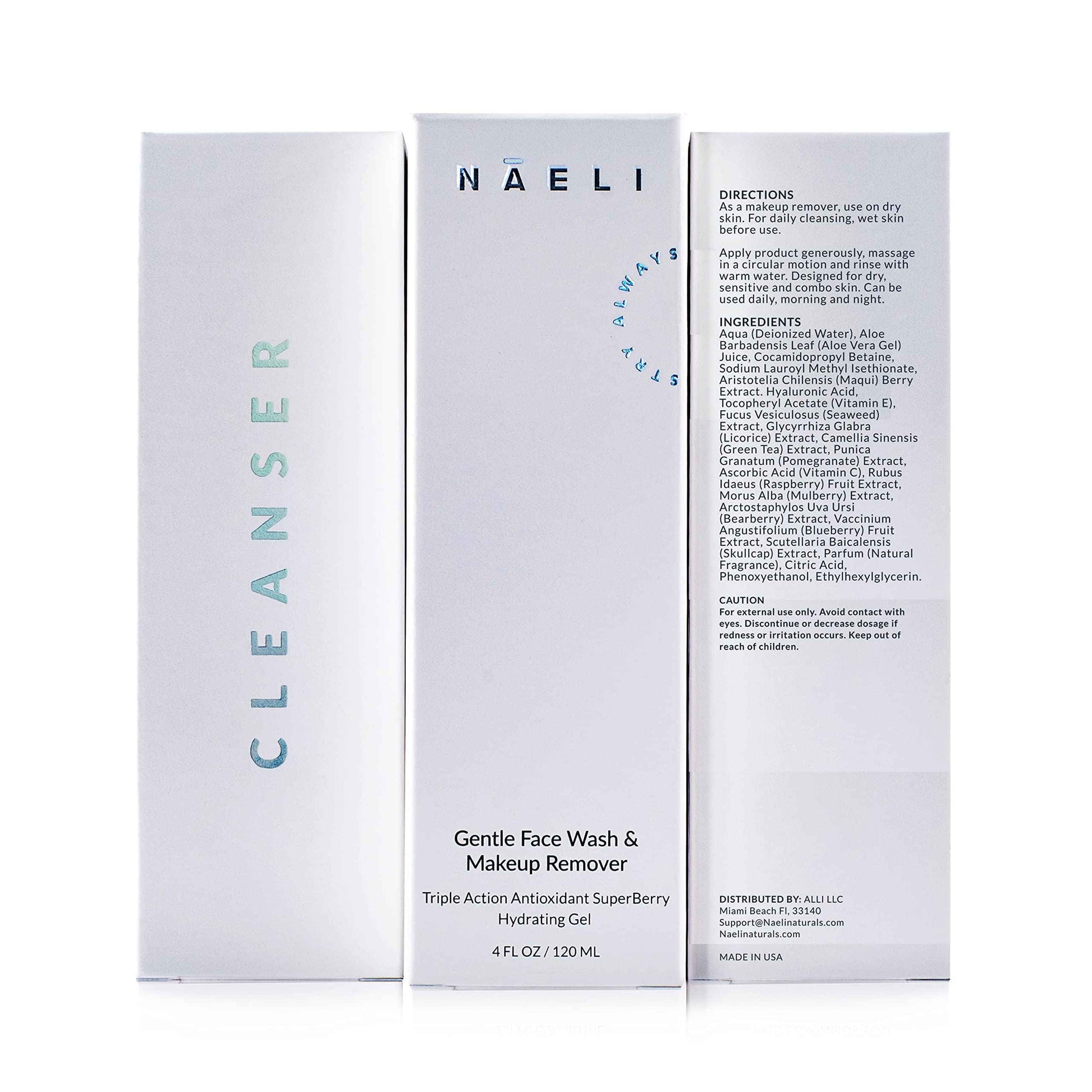 NAELI Retinol Night Moisturizer & Gentle Facial Cleanser Set – Natural Anti Aging Skincare Gift for Women & Men, Reduces Wrinkles, Improves Skin Texture, Soothes & Hydrates.