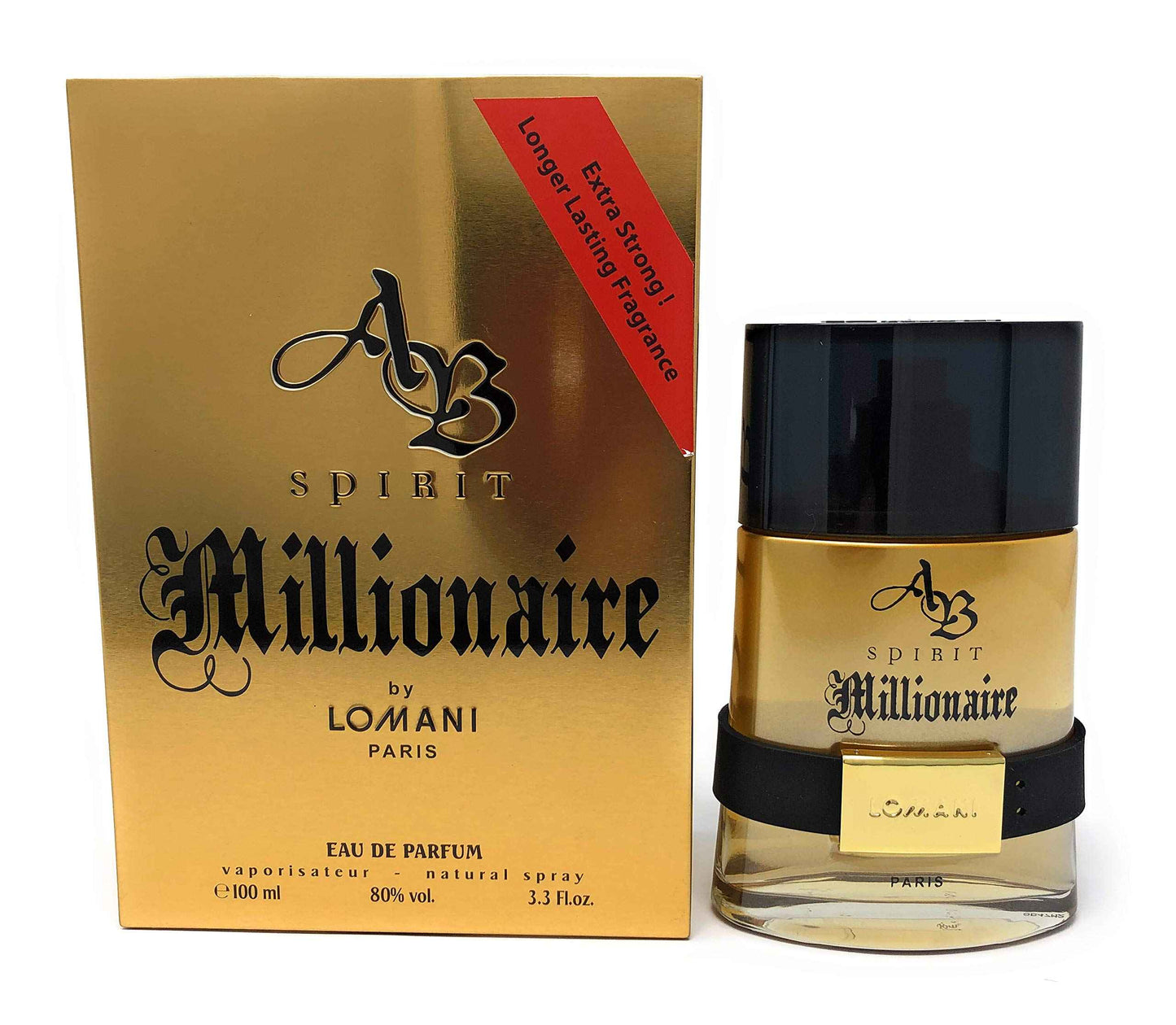 Lomani Ab Spirit Millionaire By Lomani for Men - 3.3 Oz Edp Spray, 3.3 Oz