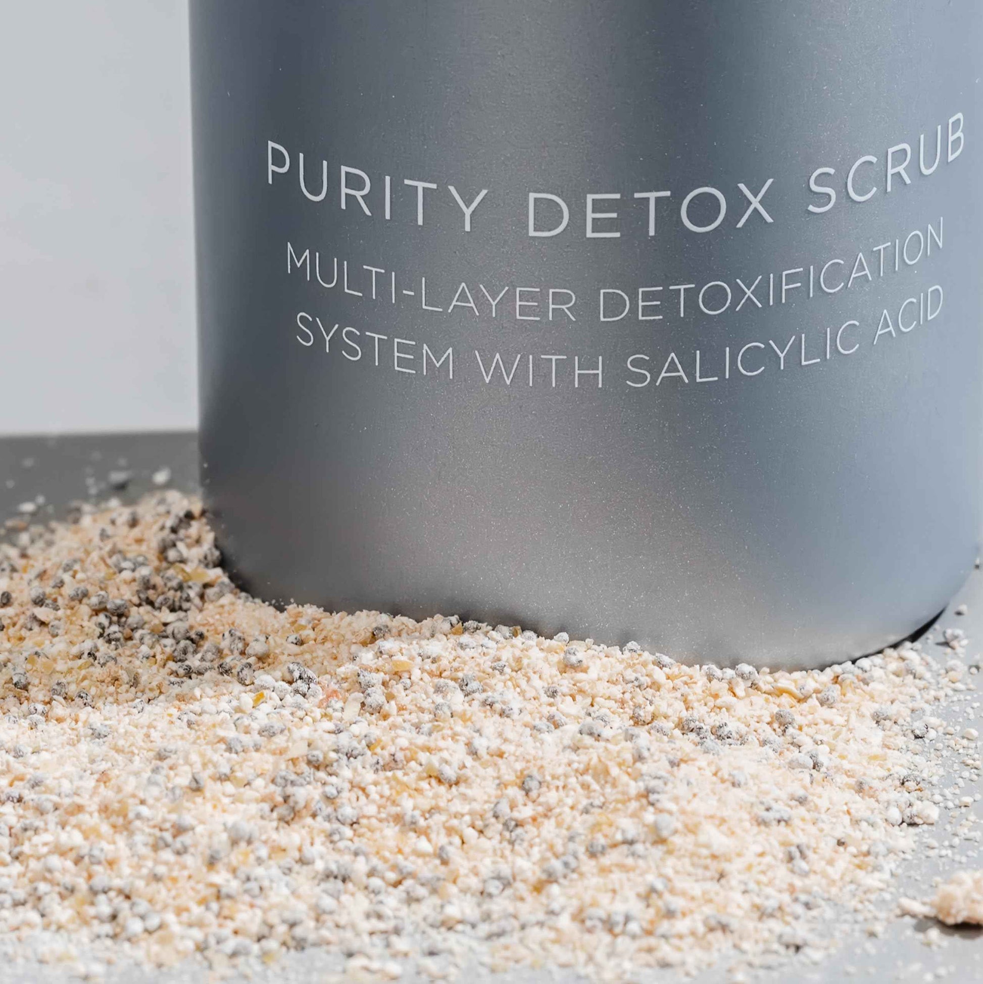 COSMEDIX Purity Detox Face Scrub - Gentle, Multi-Layer Facial Detox Treatment Exfoliates & Cleanses Skin of Dirt, Oil, Impurities & Clogged Pores - AM & PM Dry Powder Scrub with Salicylic Acid