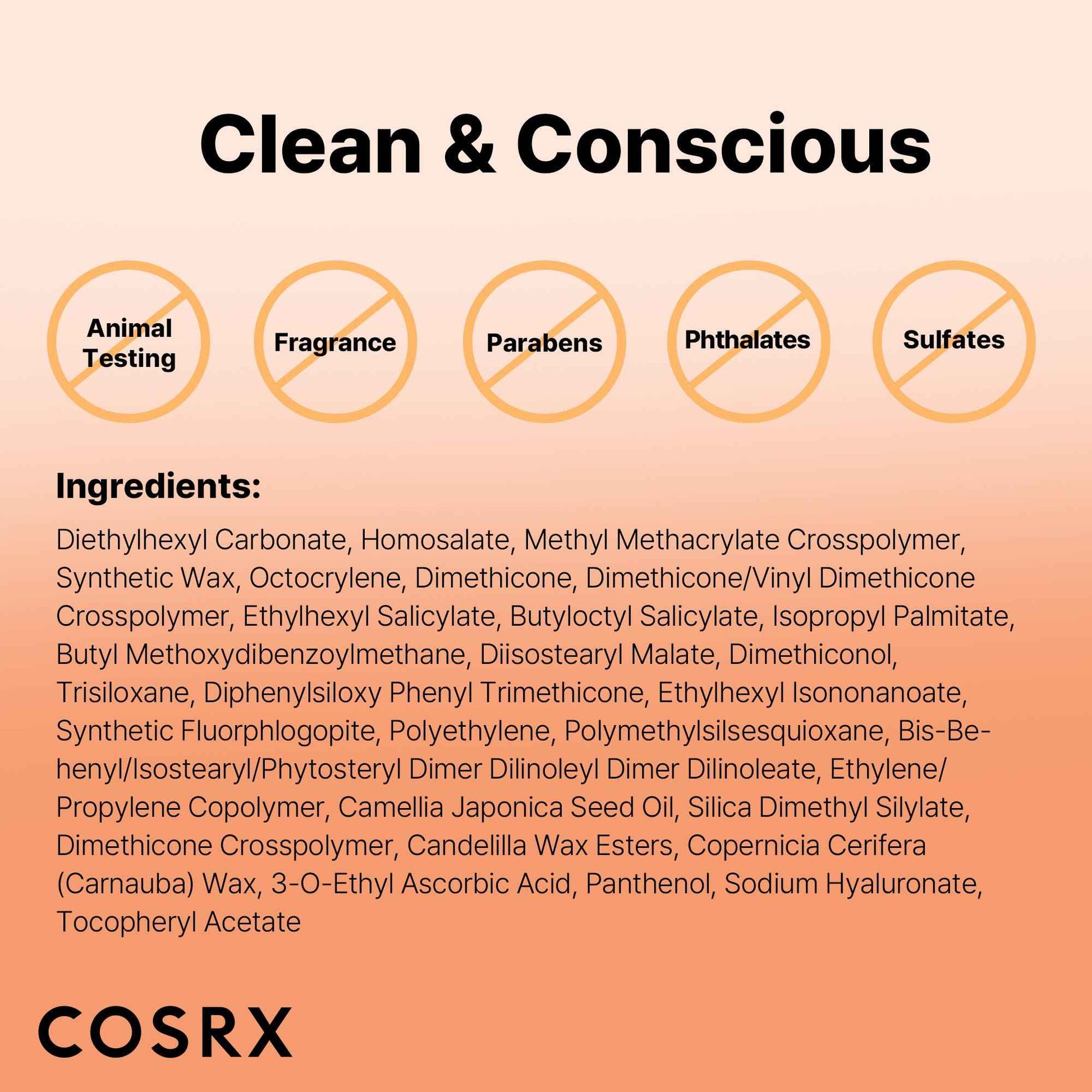 COSRX Airy-Light Clear Sunscreen Stick with Vitamin E & C SPF 50, 0.67 oz, 19g, Lightweight, Travel Essentials, Summer Essentials, Korean Skin Care, Korean Matte Sunscreen for Face, Stocking Stuffers