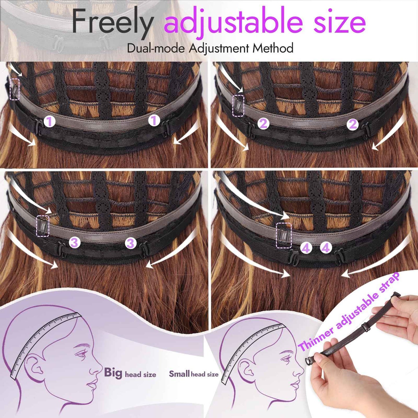 Starmo Ombre Light Brown With Blonde Short Wavy Bob Glueless Synthetic Lace Front Wig for Women Pre Cut for Beginners Natural Hairline 14 Inch