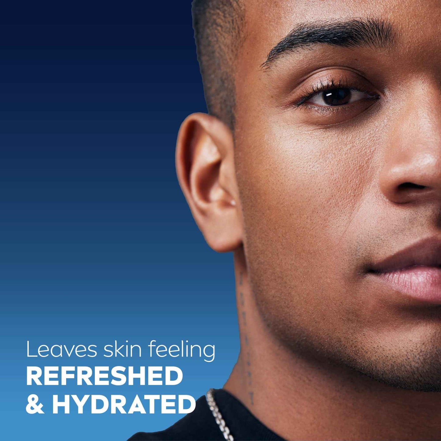 NIVEA Men DEEP Refreshing and Hydrating After Shave with Natural Charcoal, Aftershave Lotion for Men Soothes Shave Irritation, Vanilla and Bourbon Scent, 3.3 Fl Oz Bottle, Pack of 3