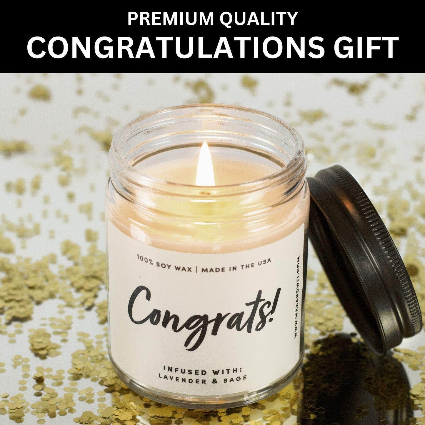 Engagement Gifts for Couples, Bride to Be Gifts, Bridal Shower Gifts for Bride, Congrats Candles Gifts for Women, Congratulations Gifts for Her, College Graduation Gifts for Women, Newly Engaged – 9oz