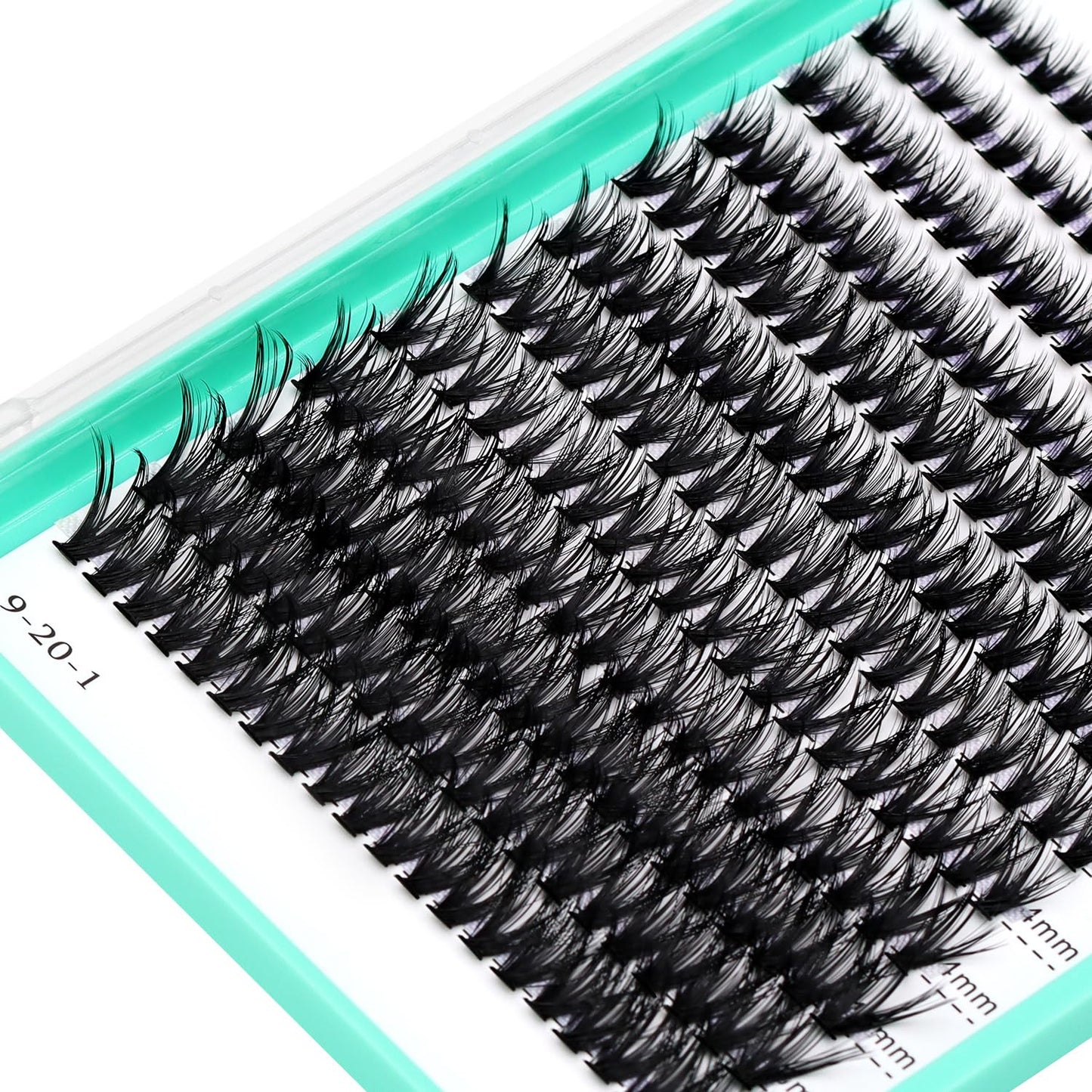 Bodermincer Lash Extension 240pcs C Curl 10D/20D Cluster Mixed, 8/9/10/11/12mm,10/11/12/13/14mm,12/13/14/15/16mm Mixed 8-10-12-14-16mm MIX Individual Cluster Lashes (40D-D Curl-15mm)