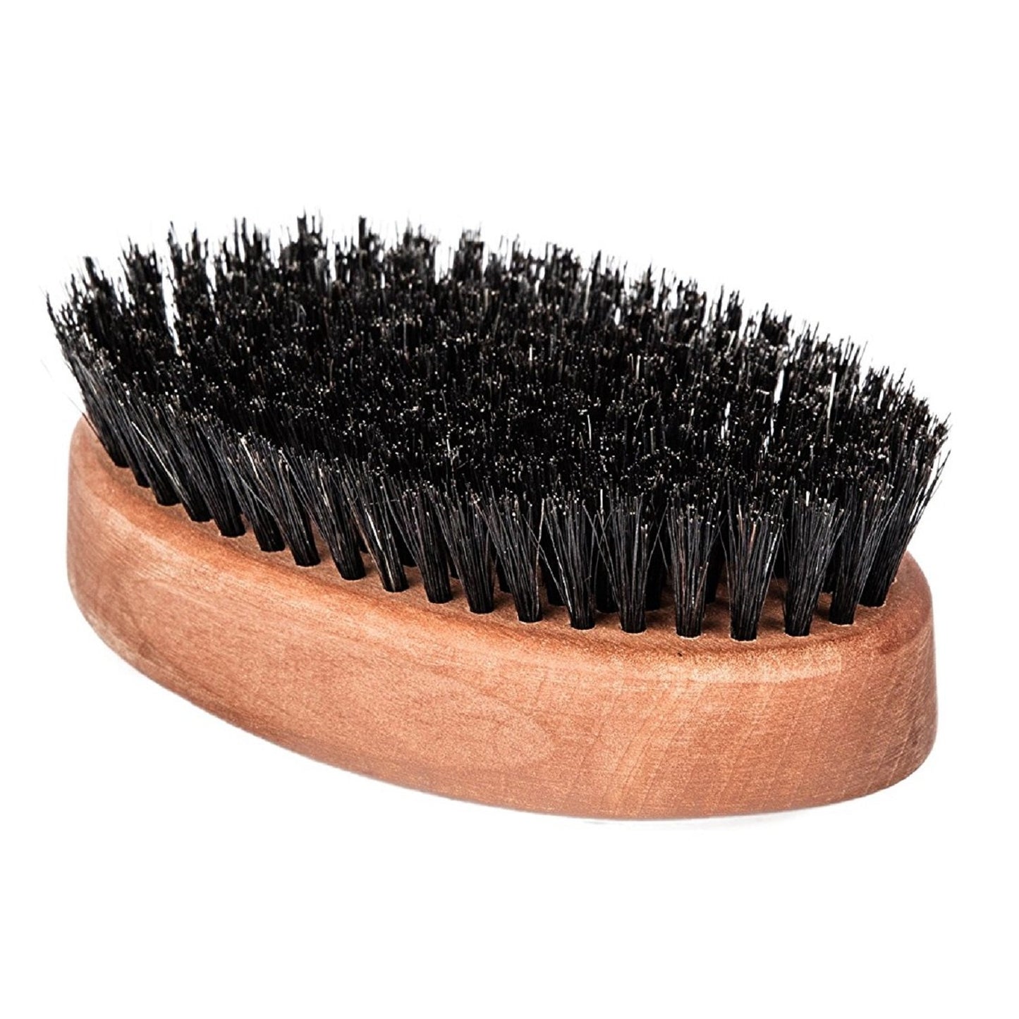 Fendrihan Genuine Boar Bristle and Pear Wood Military Hair Brush, Made in Germany MEDIUM STIFF BRISTLE