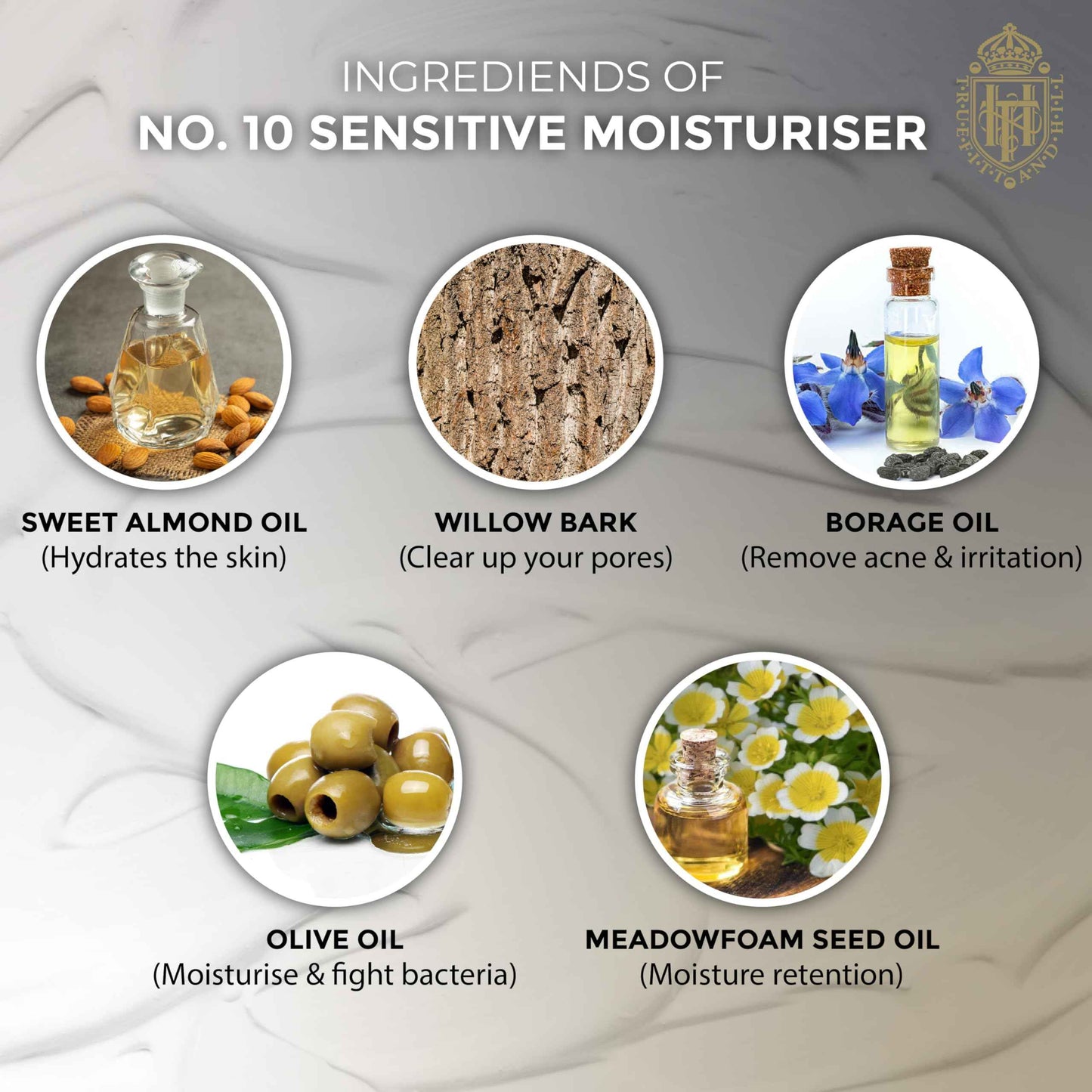 Truefitt & Hill Optimum Moisturizer - No. 10 - Packed with Anti-Aging Peptides, Smoothes Skin and Increases Skin Elasticity, Boostes Collagen - 2.5 oz.