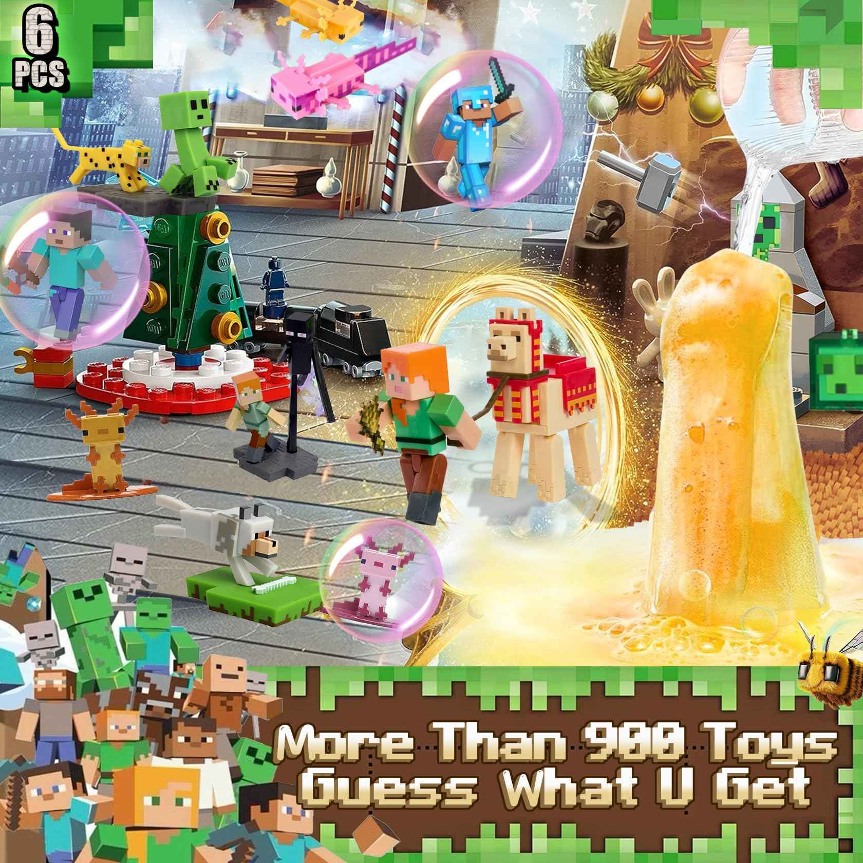 Bath Bombs for Kids: Organic Bath Bombs with Toys Inside for Dry Skin Moisturize, Kids Bath Toys & Scientific Toys, Dried Rose Petals with Eruption of Foams, Bath Flask Potion Kits Gift Set