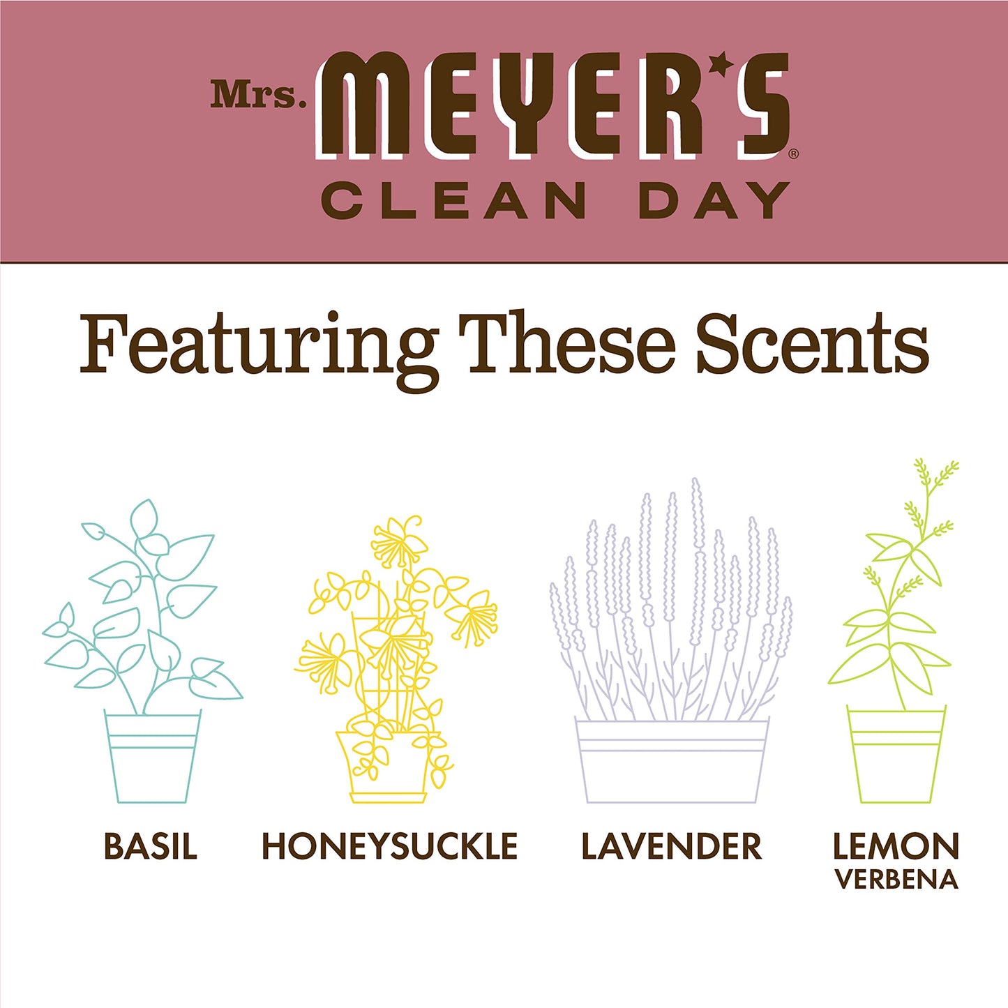 Mrs. Meyer's Clean Day Liquid Hand Soap Bottle, Rosemary Scent, 12.5 Fl Oz (Pack of 3)