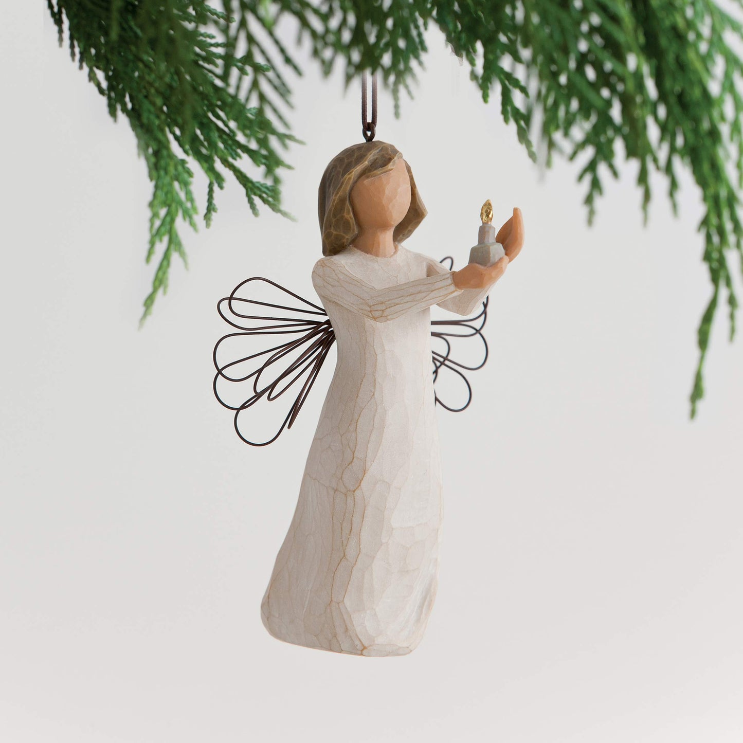 Willow Tree Angel of Hope Ornament, Sculpted Hand-Painted Figure