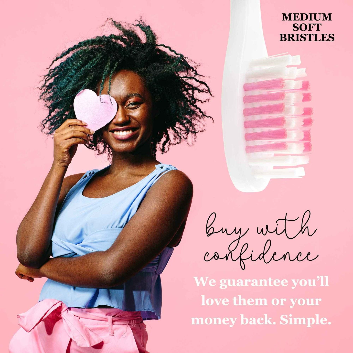 Bulk Portable Toothbrushes, Individually Wrapped, Manual Disposable Travel Toothbrush Set for Adults, Medium Soft Large Head, Multi Color Travel Toothbrush Kit (50 Pack)