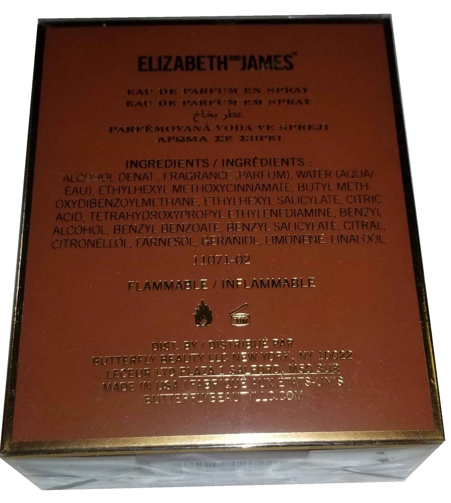 Elizabeth and James Nirvana Bourbon Eau de Parfum EDP Spray 1 oz / 30 mL