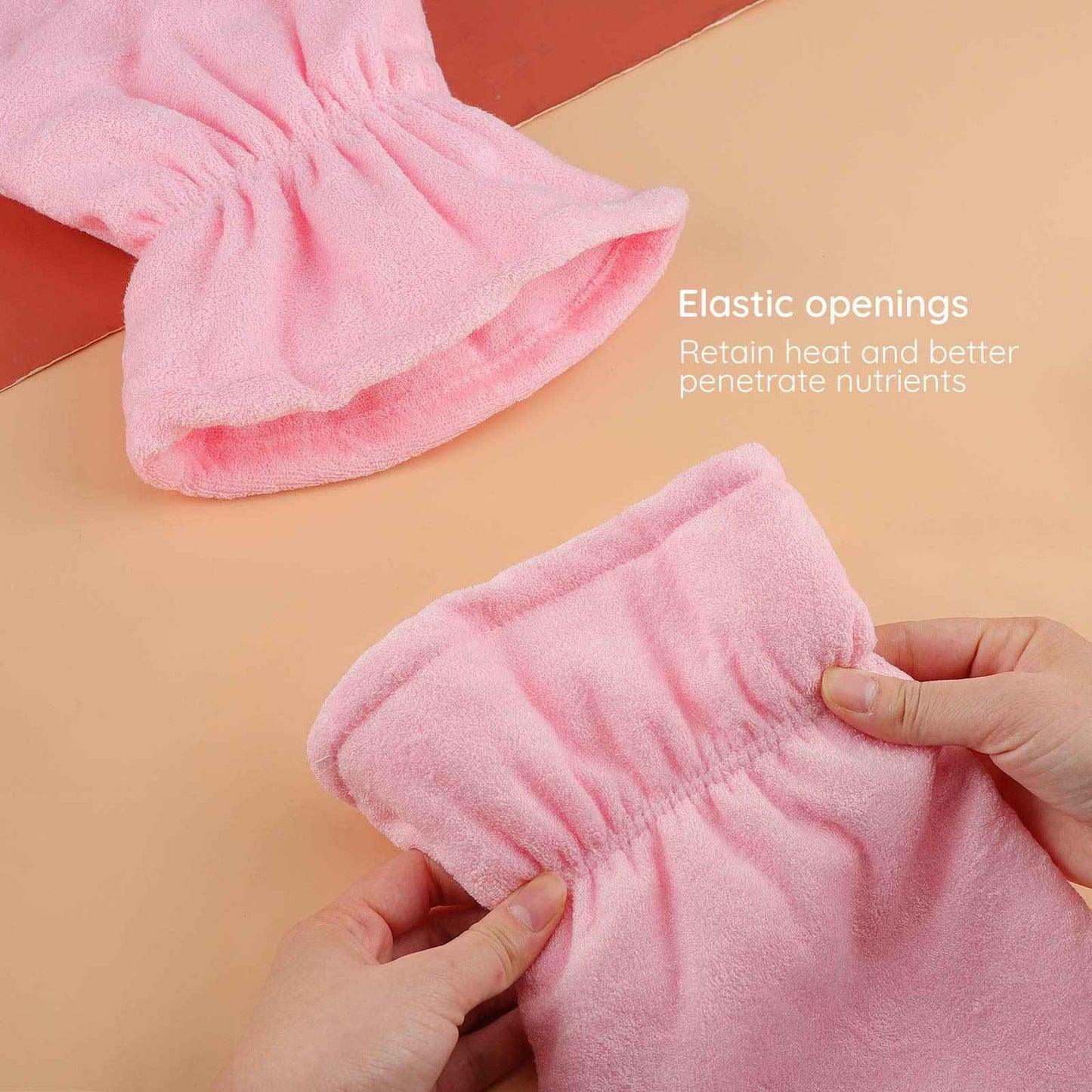 Paraffin Wax Gloves for Hand and Feet, Segbeauty Larger Thicker Paraffin Heated Mitten Foot Liners, Pink Gloves & Socks for Hot Wax Hand thera-py Thermal treat-ment Wax Warmer Paraffin Wax Machine