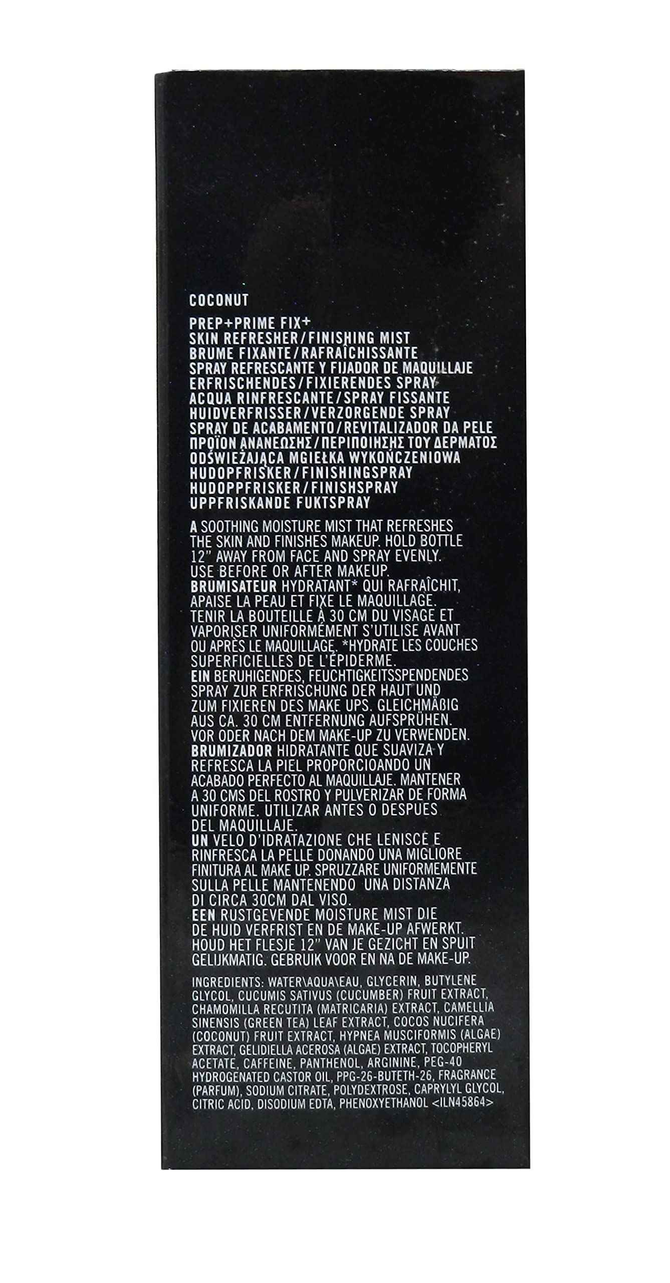 Mac Prep and Prime Fix Plus Skin Refresher Finishing Mist (Scent Coconut) 3.4 Ounces