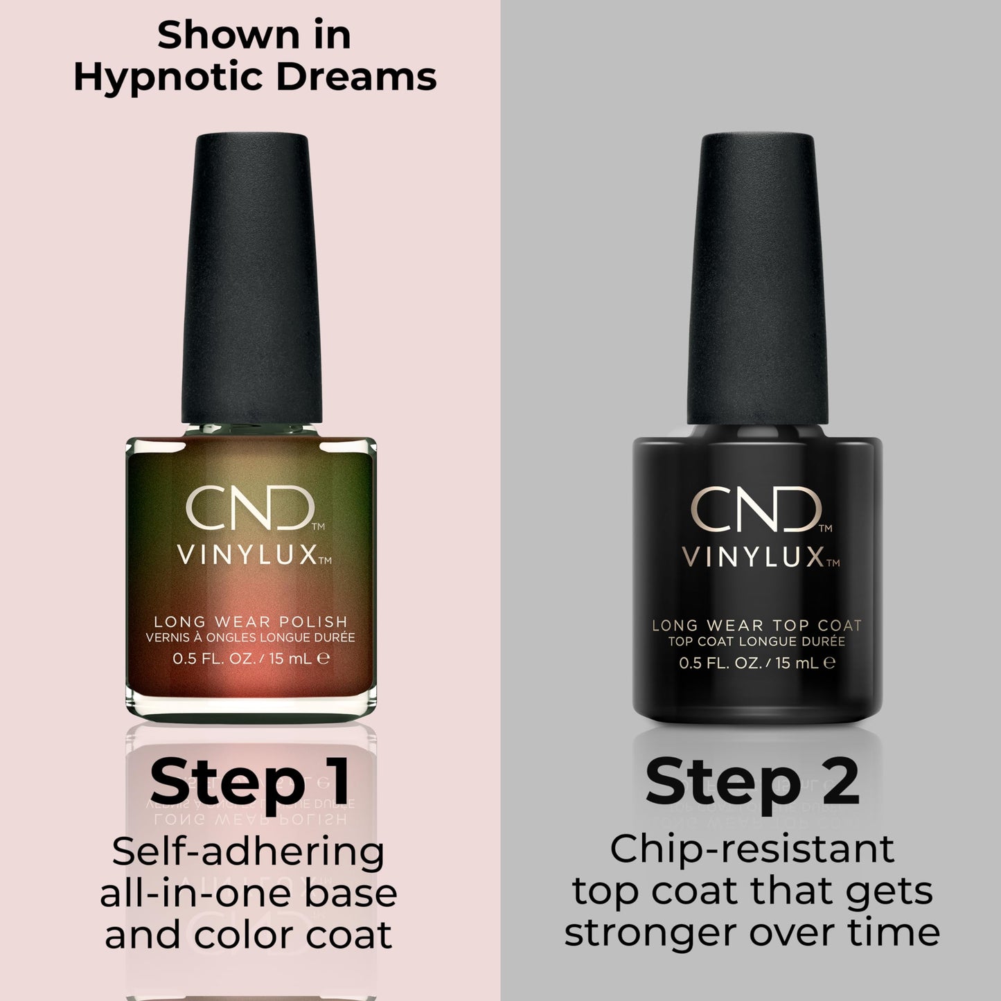 CND Vinylux Longwear Metallic Nail Polish, Gel-like Shine & Chip Resistant Color, Hypnotic Dreams, 0.5 fl. oz