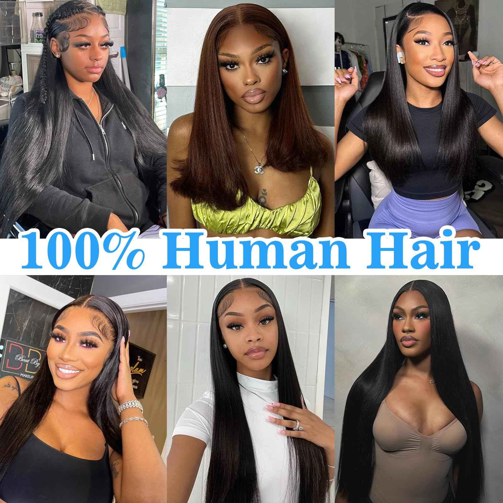 Straight Bundles Human Hair Brazilian Virgin Human Hair Bundles 14 14 14 Inch 100% Unprocessed Straight Hair Double Weft Deals Human Hair Extensions Natural Black