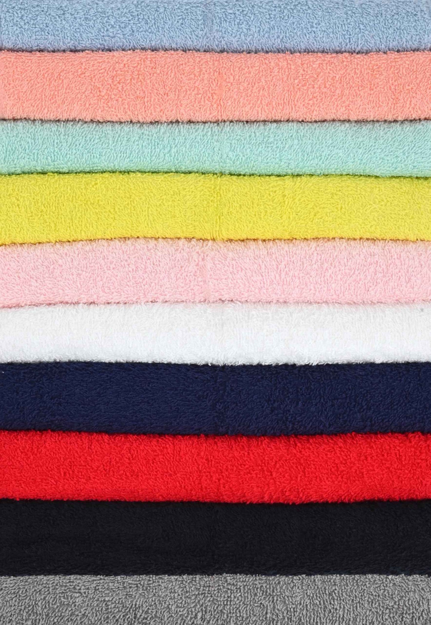 Crystal Ridge Cotton Wash Cloths 24 Pack - Washcloths for Showering, Face and Body, Soft and Highly Absorbent Multipurpose Towels for Bathroom, Kitchen, Spa and Gym - Wash Rags 12 x12 (Lt Blue)