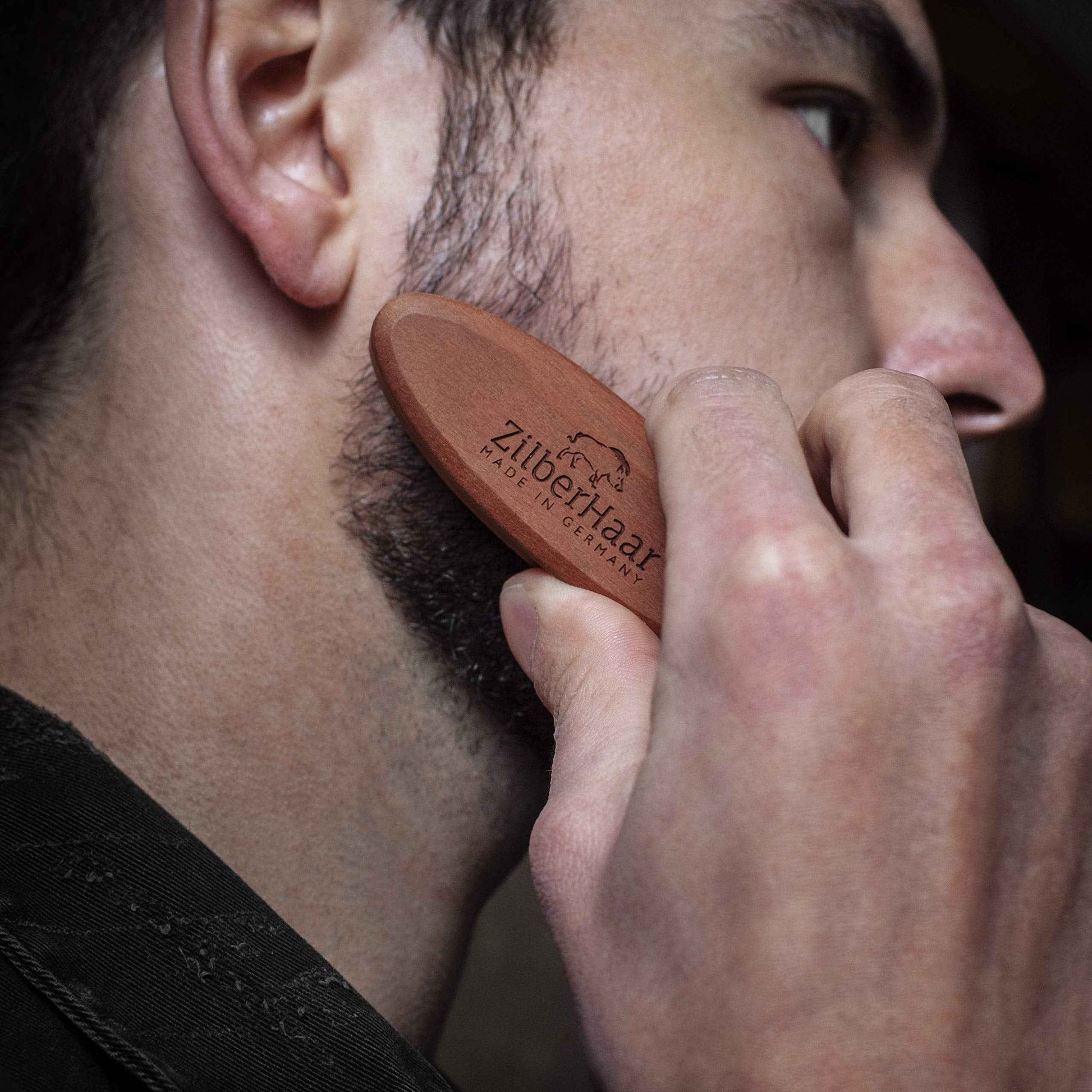 ZilberHaar Beard Care Travel Bundle, Beard Oil + Pocket Beard Brush with Soft Bristles Bundle