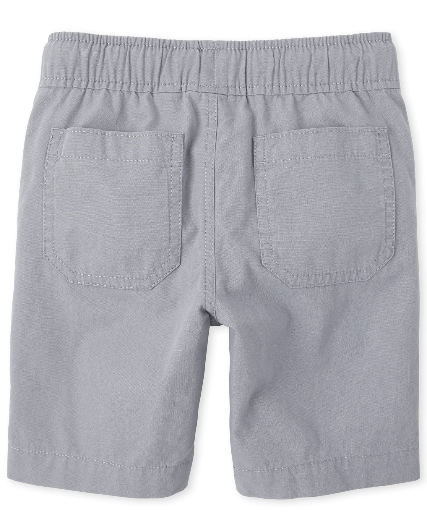 The Children's Place boys Pull On Jogger Shorts, Fin Gray, 4