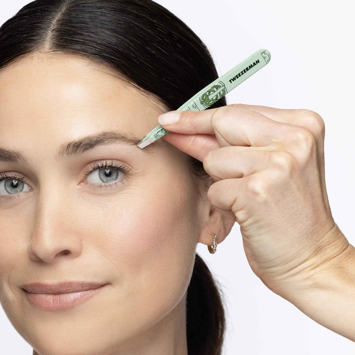 Tweezerman Merida Slant Tweezer - Eyebrow Tweezers for Women and Men