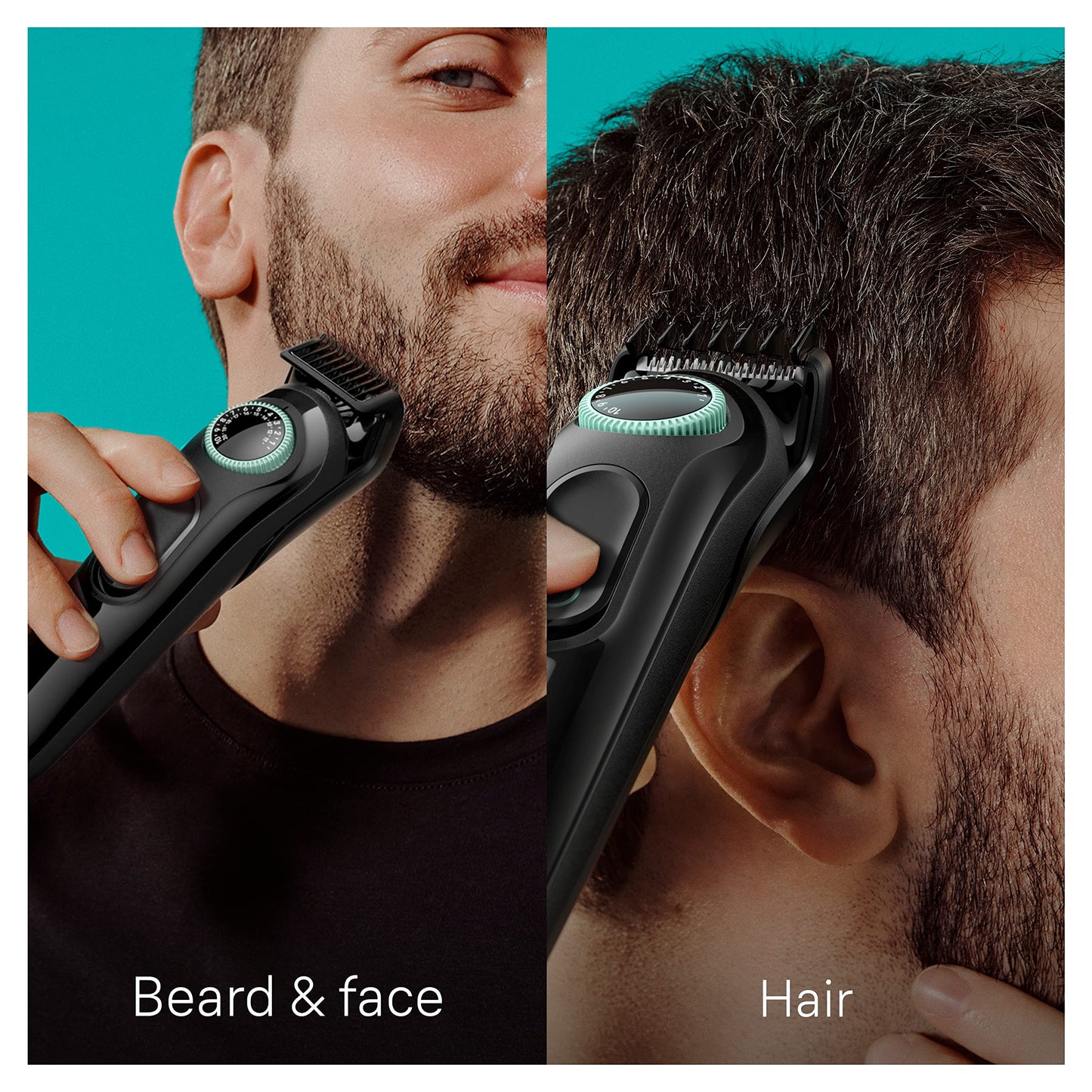 Braun All-in-One Style Kit Series 3 3460, 6-in-1 Trimmer for Men with Beard Trimmer, Ear & Nose Trimmer, Hair Clippers & More, Ultra-Sharp Blade, 40 Length Settings, Washable