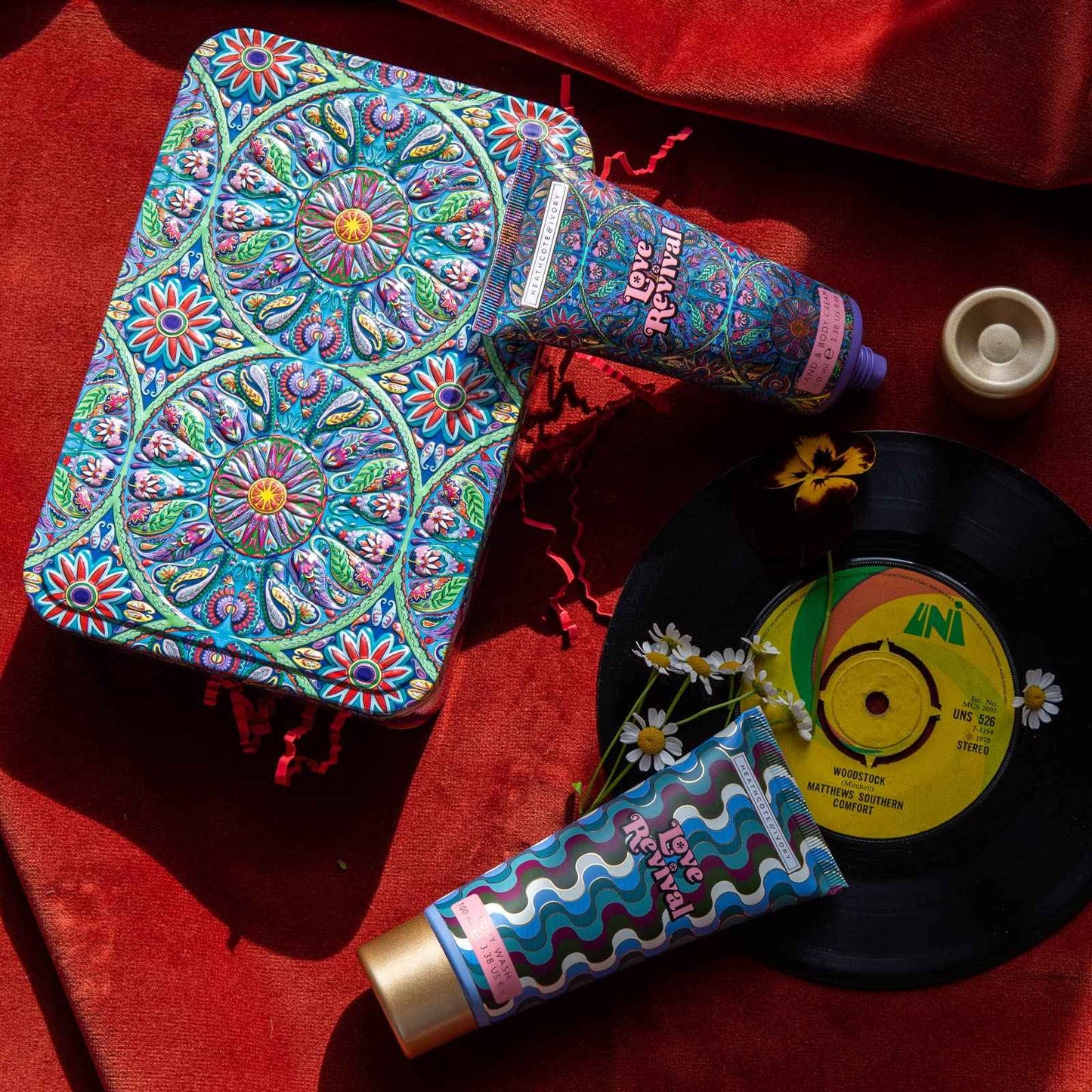 Heathcote & Ivory Love Revival Bodycare Duo Tin Wash & Hand Cream