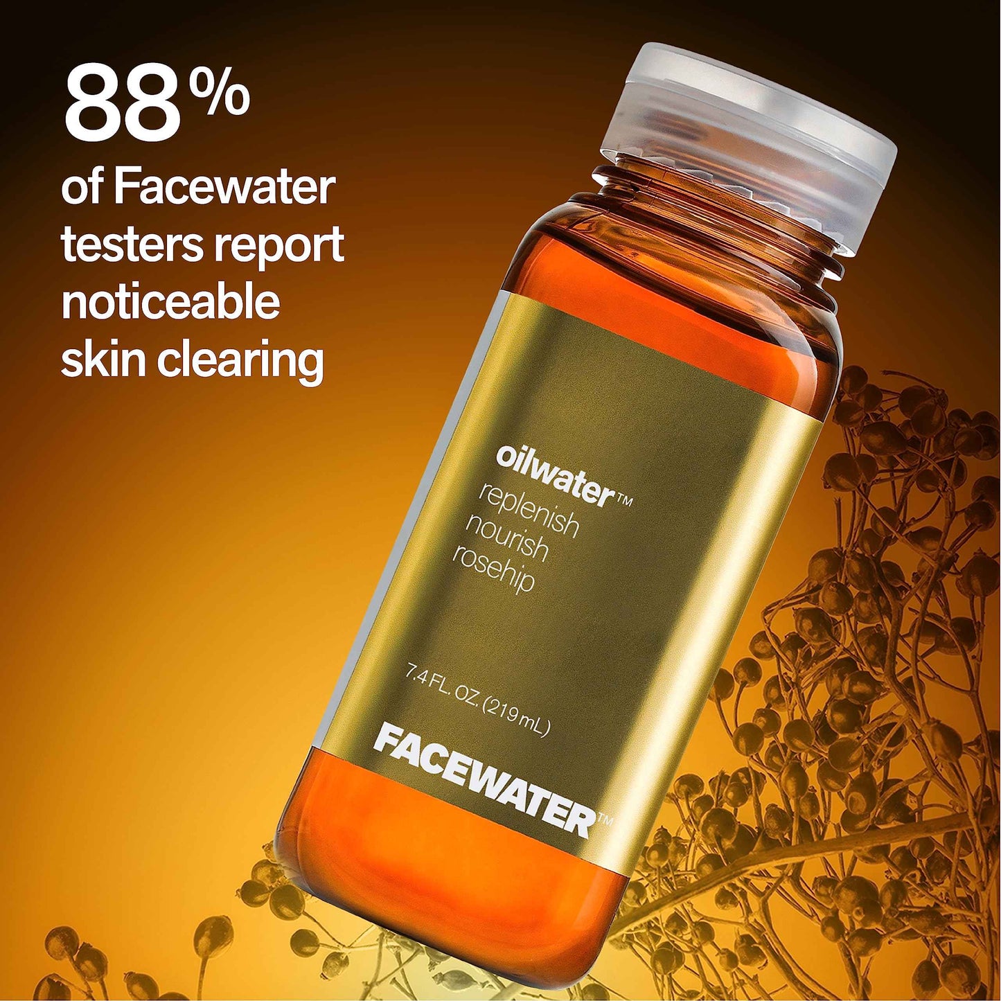 PLANT BEAUTY DISTILLERY Facewater Oilwater Replenish Nourish Rosehip