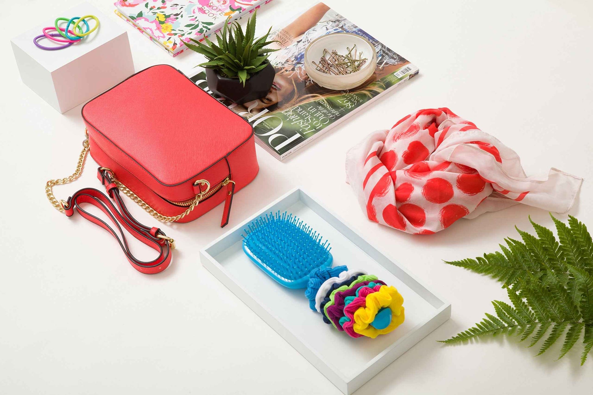 Goody Hair Scrunchies, 8 Count, Pack of 4, Jersey | Women's | Ouchless | Variety