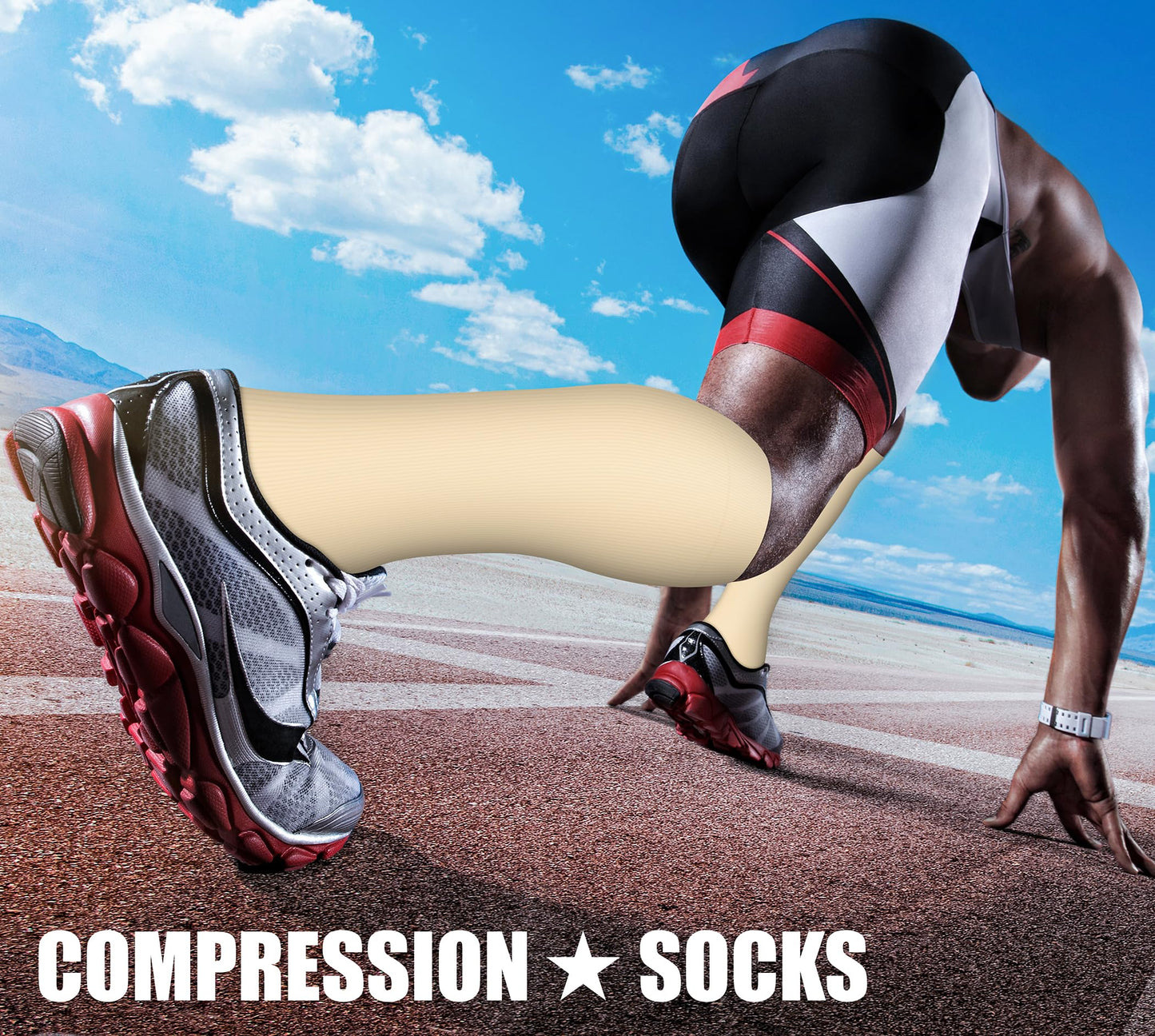 CHARMKING Compression Socks for Women & Men Circulation (3 Pairs) 15-20 mmHg is Best Athletic for Running, Flight Travel, Support, Cycling, Pregnant - Boost Performance, Durability (S/M, Multi 58)