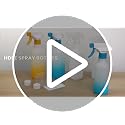 12oz Refillable Spray Bottles 2 Pack - Adjustable Mist & Stream