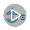 Argentina Flag Folding Hand Fans - 3 Pack, 8.2" Fabric Fans