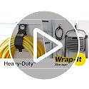 Black Heavy-Duty Wrap-It Storage Straps Assorted 6-Pack - Cord & Tool Organizer