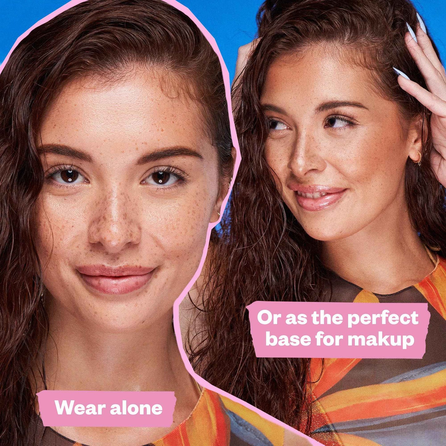 Kosas DreamBeam Mineral Sunscreen SPF 40 - Smooth Liquid Sun Protection for Face - Lightweight Makeup Base w/Hyaluronic Acid, Ceramides & Peptides - Subtle Radiant Finish, Original, 40 ml