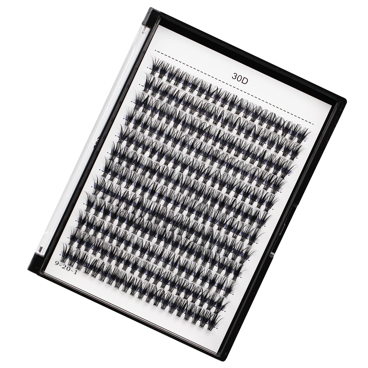 Bodermincer Lash Extension 240pcs C Curl 10D/20D Cluster Mixed, 8/9/10/11/12mm,10/11/12/13/14mm,12/13/14/15/16mm Mixed 8-10-12-14-16mm MIX Individual Cluster Lashes (30D-D Curl-15mm)