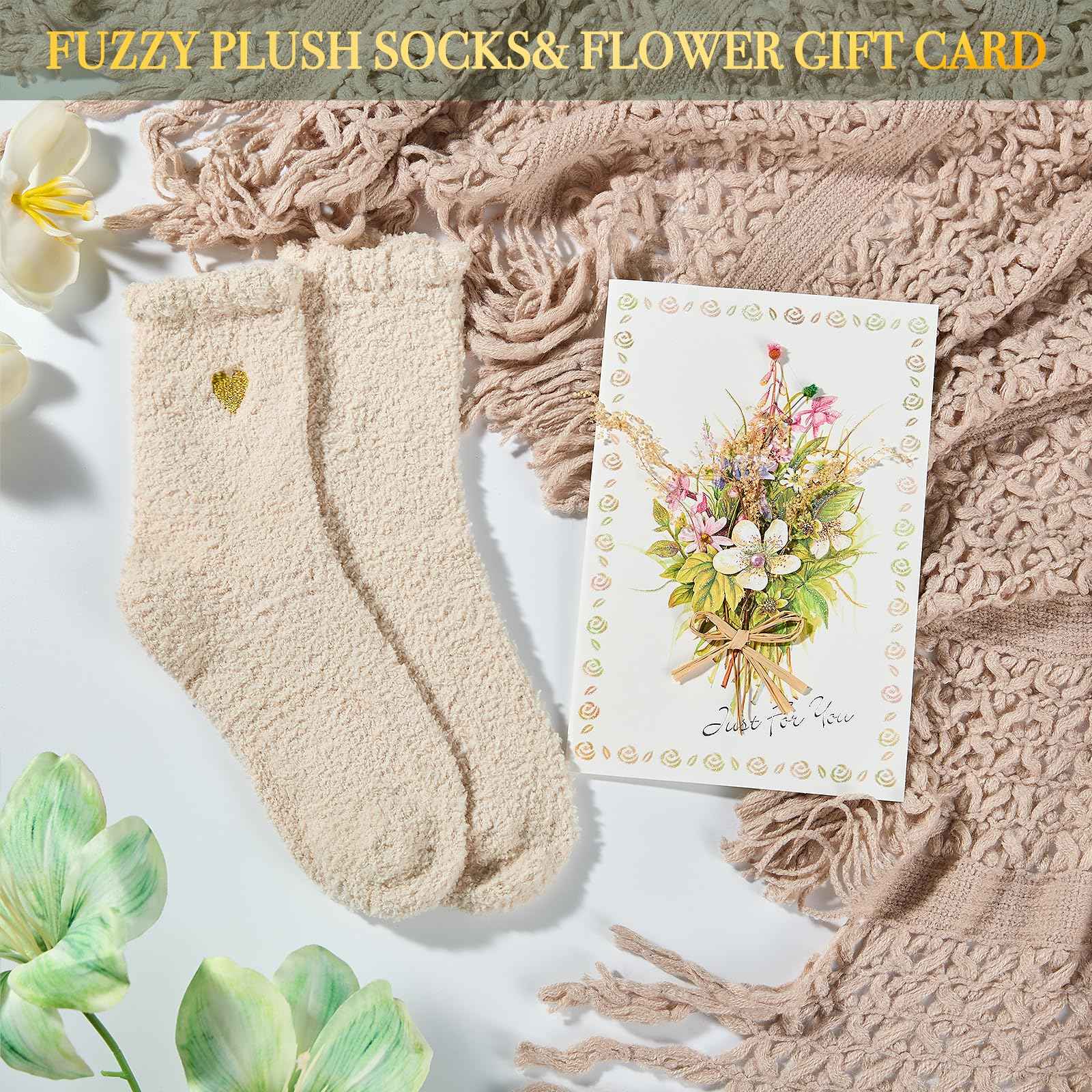 Get Well Soon Gifts for Women, Self Care Gift Baskets, Christmas Birthday Gifts for Women Spa Care Package, Thinking of You Sympathy Gift Box for Mom, Her, Friend, Sister, Wife (Khaki)