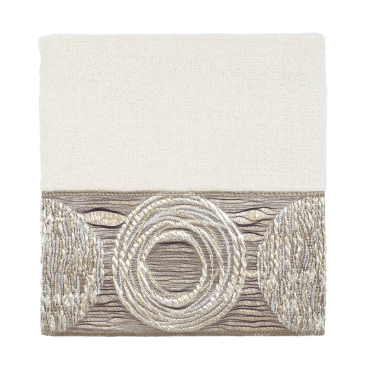 Avanti Linens Galaxy Wash Cloth, Ivory