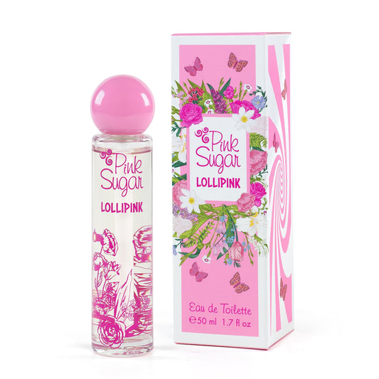 Pink Sugar Lollipink Eau De Toilette Perfume for Women, Fruity Floral Scent, Sweet Notes of Apple, Rose, and Vanilla, Feminine, Sophisticated, Long Lasting, 1.7 Fl Oz