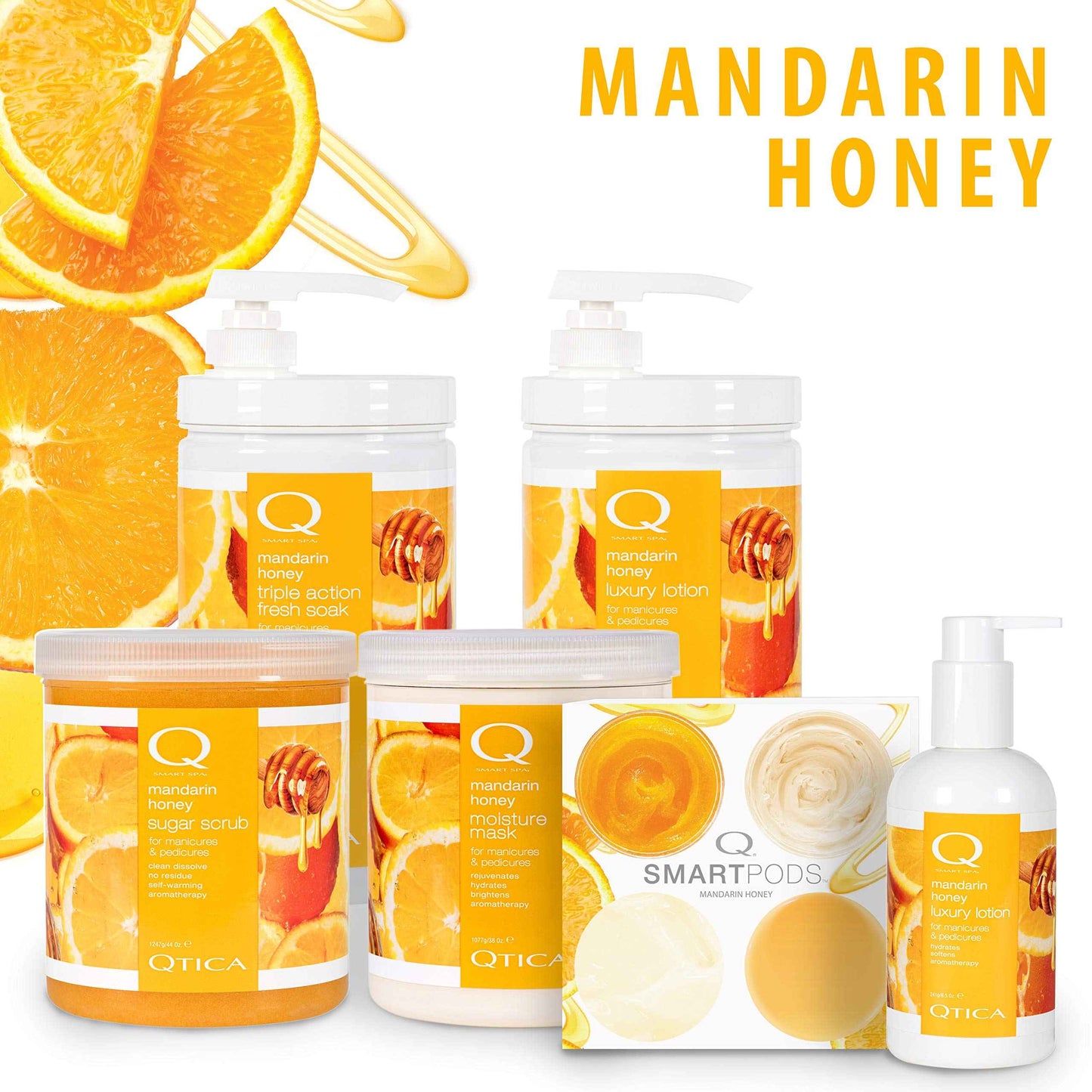QTICA Luxury Lotion Smart Spa (Mandarin Honey, 34oz)