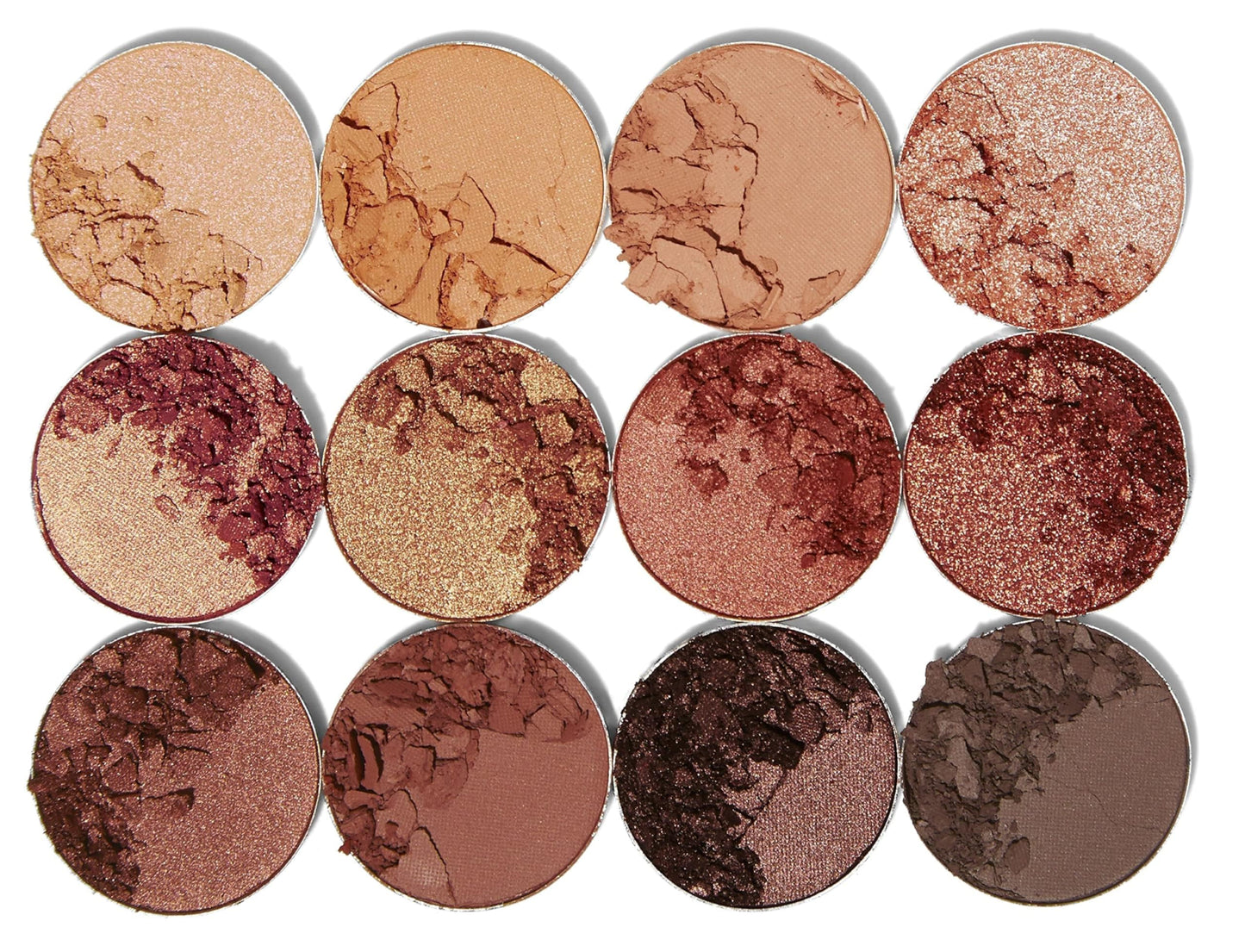 Juvia's Place Palette The Nubian - Golds, Coppers, Browns and Nudes, Shades of 12, Matte & Shimmer Shades, Pigmented Makeup Palette Eye Color & Shine, Pressed