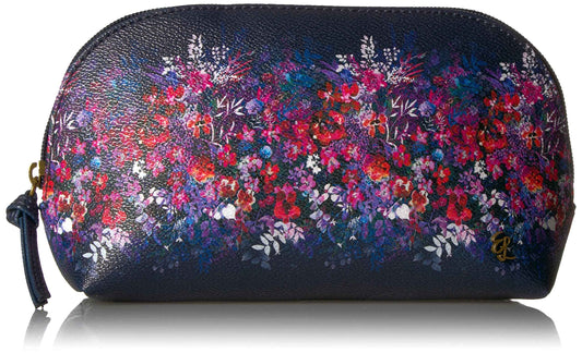 Elliott Lucca Artisan Dome Cosmetic, Indigo Bouquet