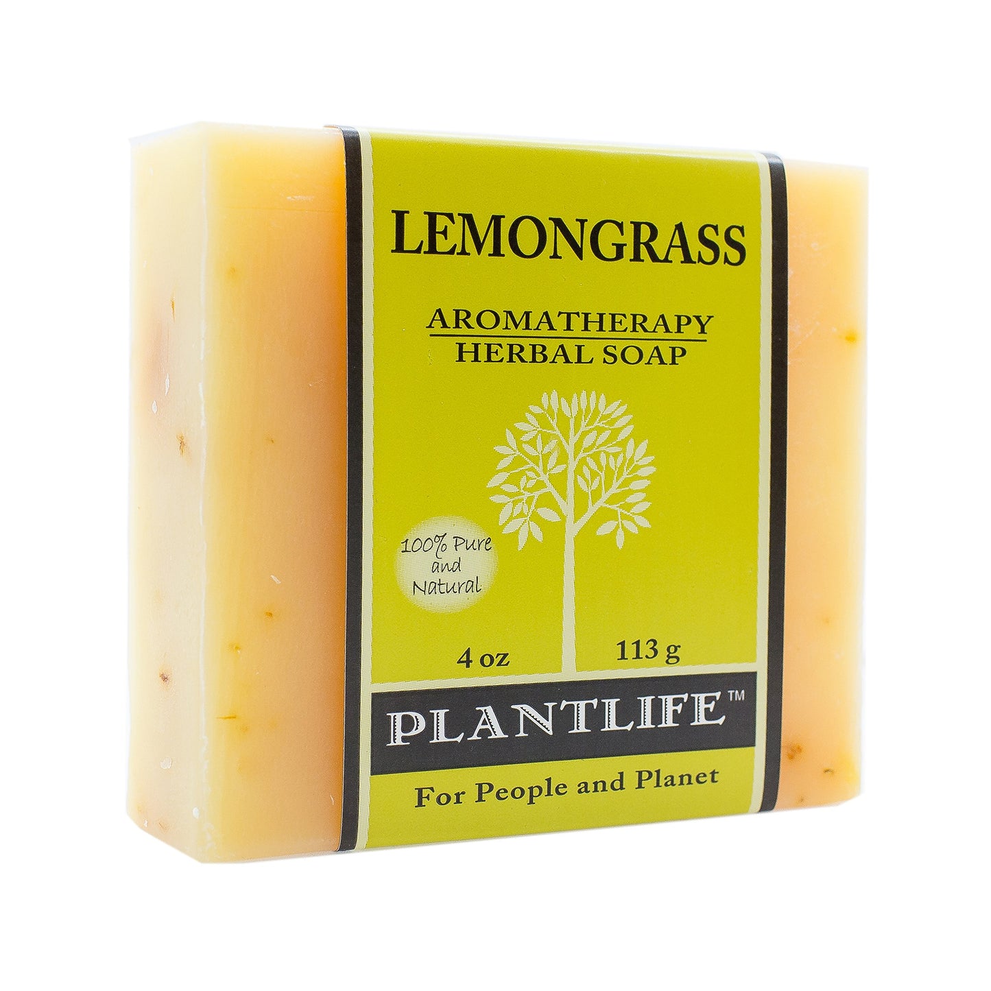 Plantlife Lemongrass Bar Soap - Moisturizing and Soothing Soap for Your Skin - Hand Crafted Using Plant-Based Ingredients - Made in California 4oz Bar