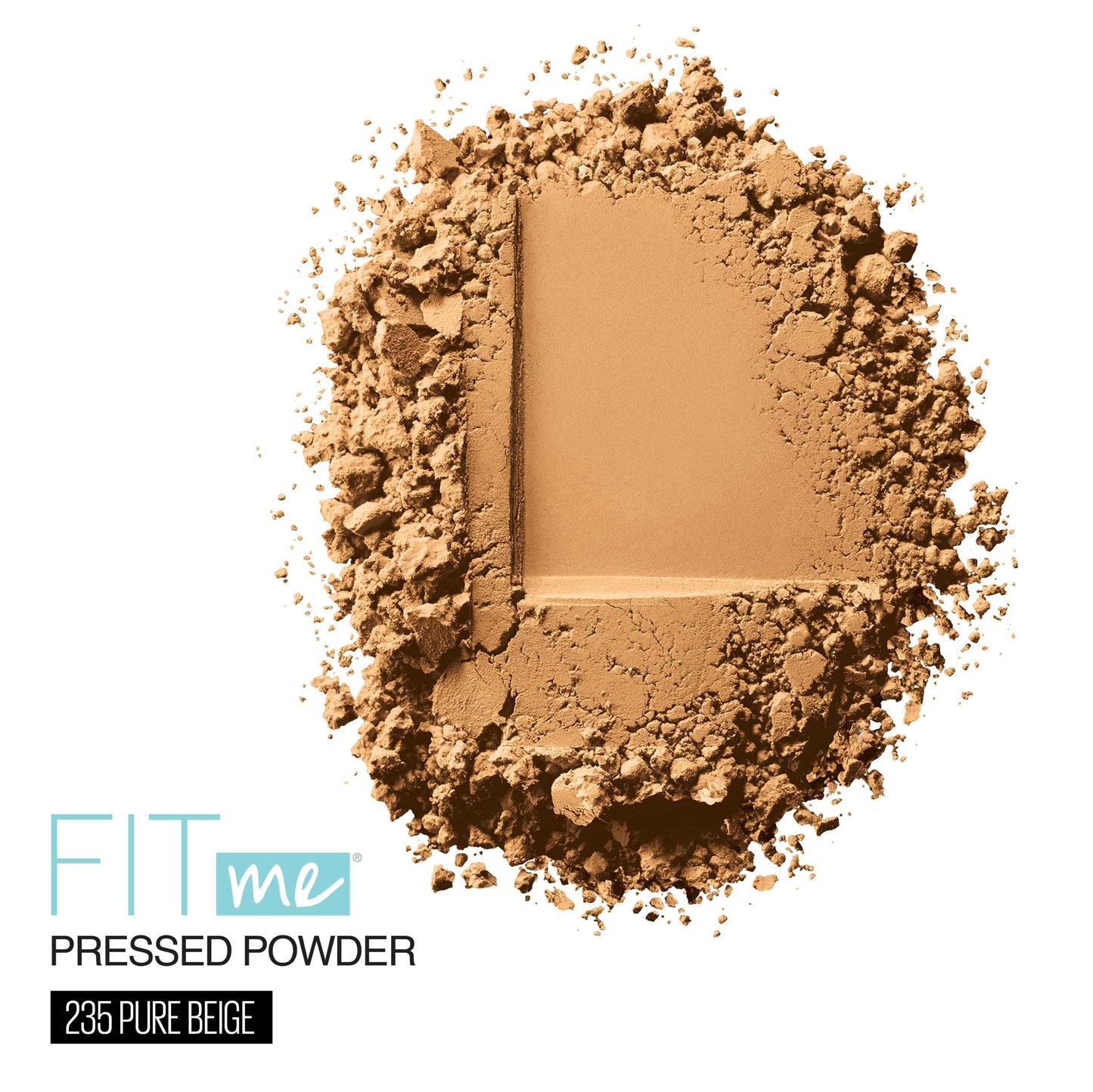 MAYBELLINE Fit Me Matte + Poreless Pressed Powder, 1 Count, 235 Pure Beige